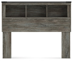 Frandern Gray Full Bookcase Headboard - Ornate Home