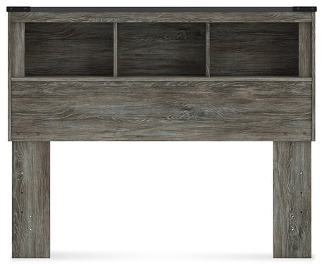 Frandern Gray Full Bookcase Headboard - Ornate Home
