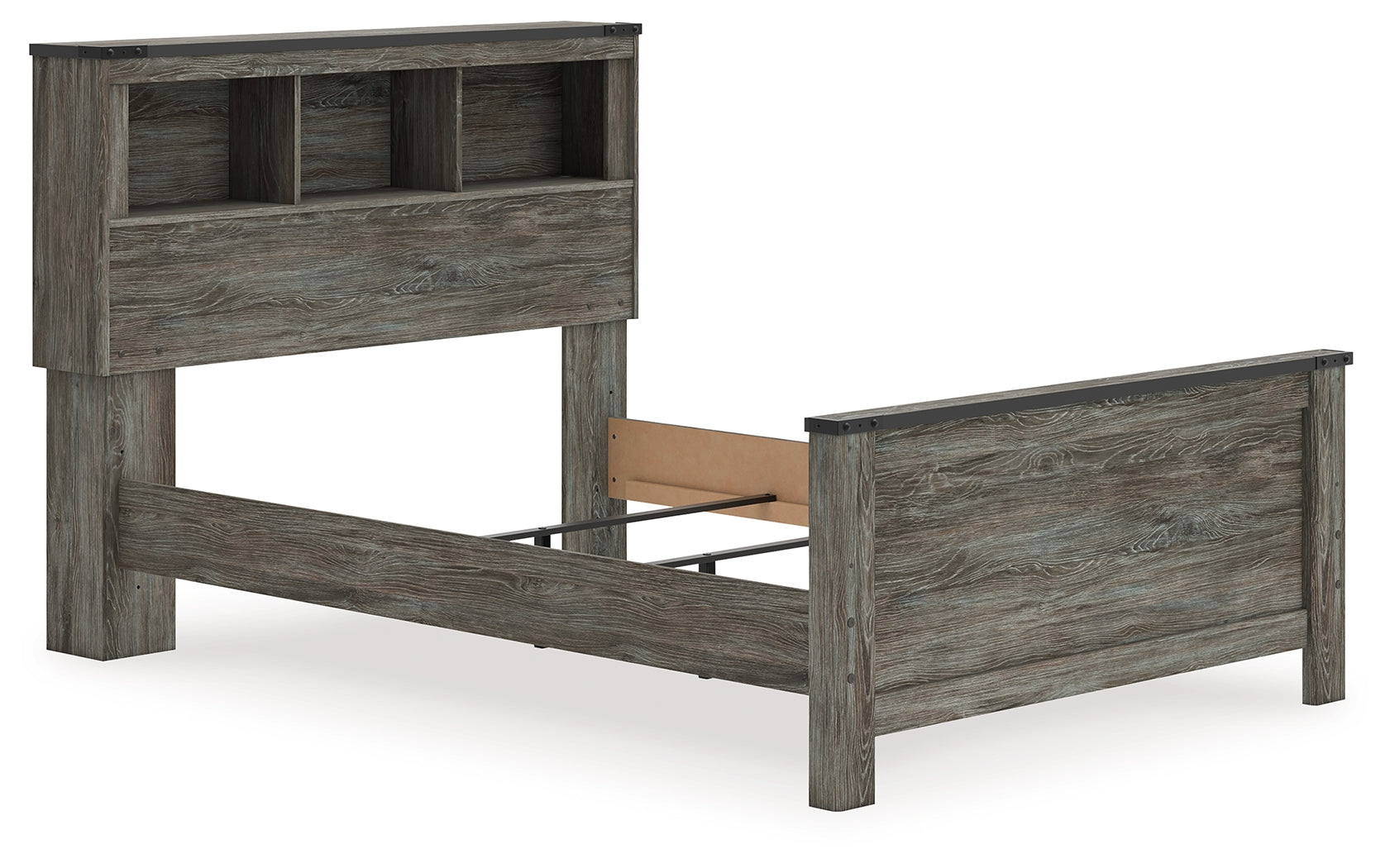 Frandern Gray Full Bookcase Panel Bed (Online Special Price) - Ornate Home
