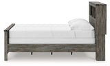 Frandern Gray Full Bookcase Panel Bed (Online Special Price) - Ornate Home