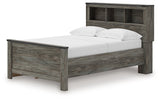 Frandern Gray Full Bookcase Panel Bed with Storage (Online Special Price) - Ornate Home