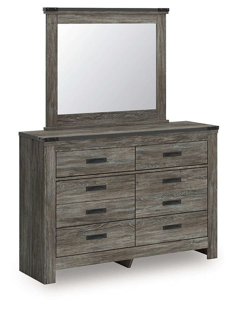 Frandern Gray Full Panel Bed, Dresser and Mirror (Online Special Price) - Ornate Home