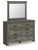 Frandern Gray Full Panel Bed, Dresser and Mirror - Ornate Home