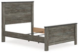 Frandern Gray Full Panel Bed, Dresser and Mirror - Ornate Home