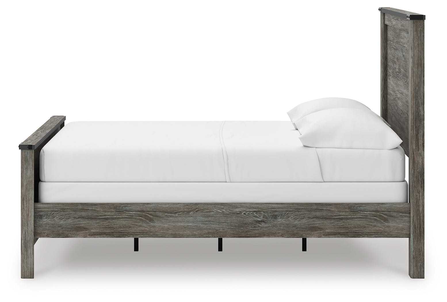 Frandern Gray Full Panel Bed, Dresser and Mirror - Ornate Home