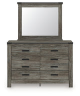 Frandern Gray Queen Bookcase Bed, Dresser and Mirror (Online Special Price) - Ornate Home
