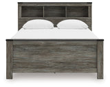 Frandern Gray Queen Bookcase Bed, Dresser and Mirror (Online Special Price) - Ornate Home