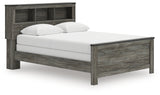 Frandern Gray Queen Bookcase Bed, Dresser and Mirror (Online Special Price) - Ornate Home