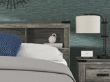 Frandern Gray Queen Bookcase Bed, Dresser and Mirror (Online Special Price) - Ornate Home