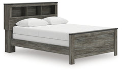Frandern Gray Queen Bookcase Bed, Dresser and Mirror - Ornate Home