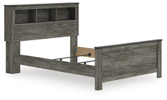 Frandern Gray Queen Bookcase Bed, Dresser and Mirror - Ornate Home
