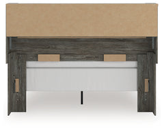 Frandern Gray Queen Bookcase Bed, Dresser and Mirror - Ornate Home