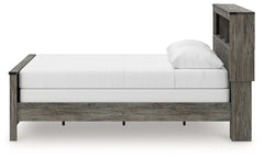 Frandern Gray Queen Bookcase Bed, Dresser and Mirror - Ornate Home