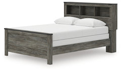 Frandern Gray Queen Bookcase Bed, Dresser and Mirror - Ornate Home