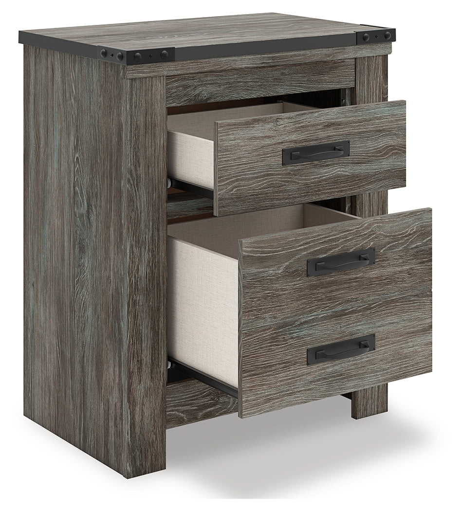 Frandern Gray Queen Panel Bed, Dresser, Mirror, Chest and 2 Nightstands (Online Special Price) - Ornate Home