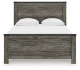 Frandern Gray Queen Panel Bed, Dresser, Mirror, Chest and 2 Nightstands - Ornate Home