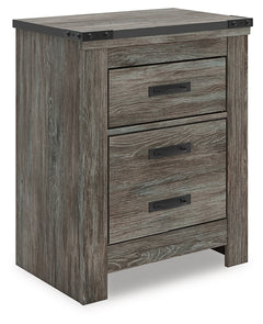 Frandern Gray Queen Panel Bed, Dresser, Mirror, Chest and 2 Nightstands - Ornate Home