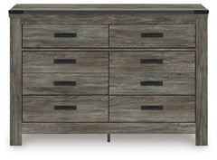 Frandern Gray Six Drawer Dresser - Ornate Home
