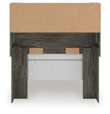 Frandern Gray Twin Bookcase Bed, Dresser and Mirror (Online Special Price) - Ornate Home
