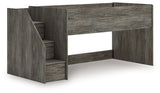 Frandern Gray Twin Loft Bed (Online Special Price) - Ornate Home