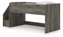 Frandern Gray Twin Loft Bed - Ornate Home