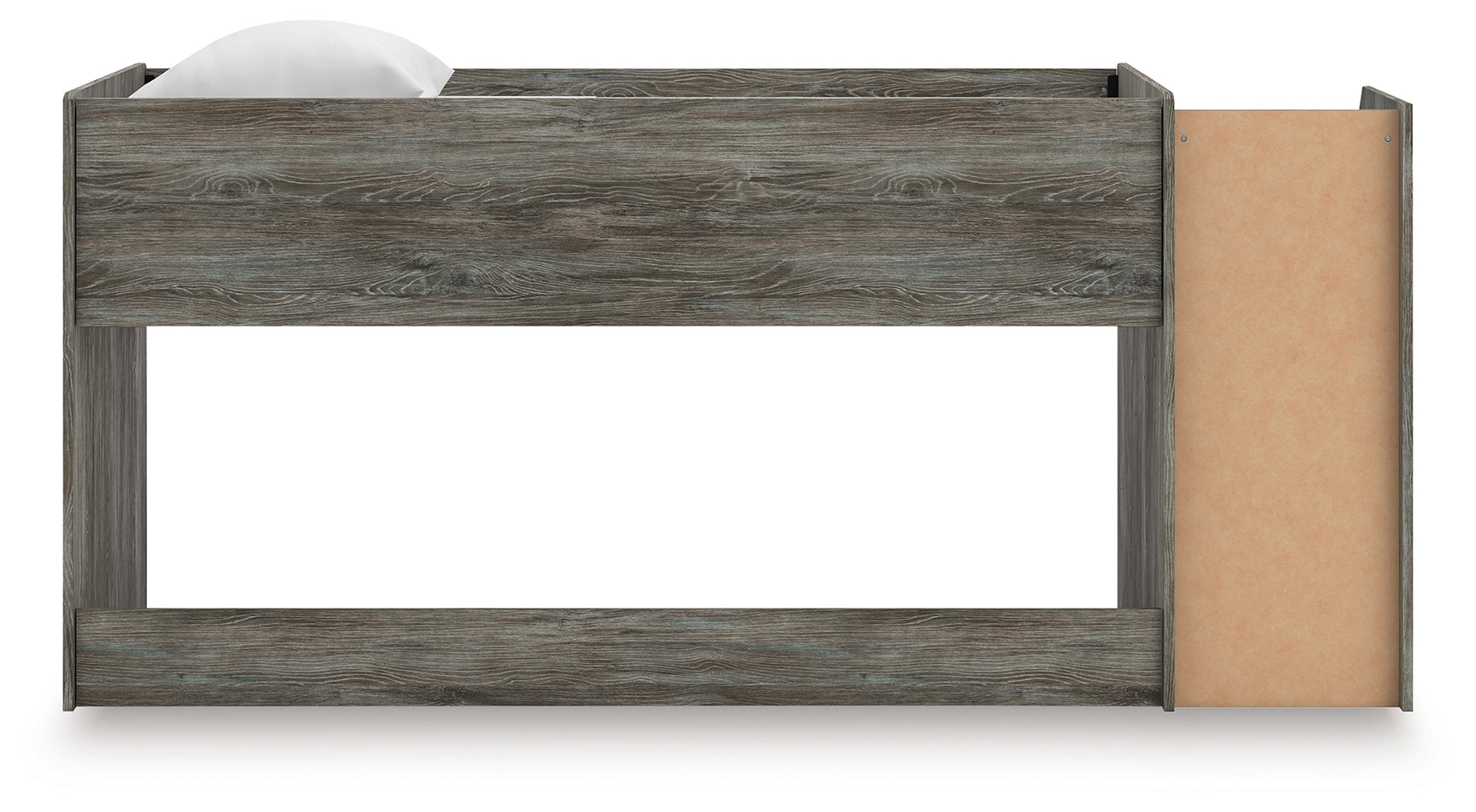 Frandern Gray Twin Loft Bed - Ornate Home