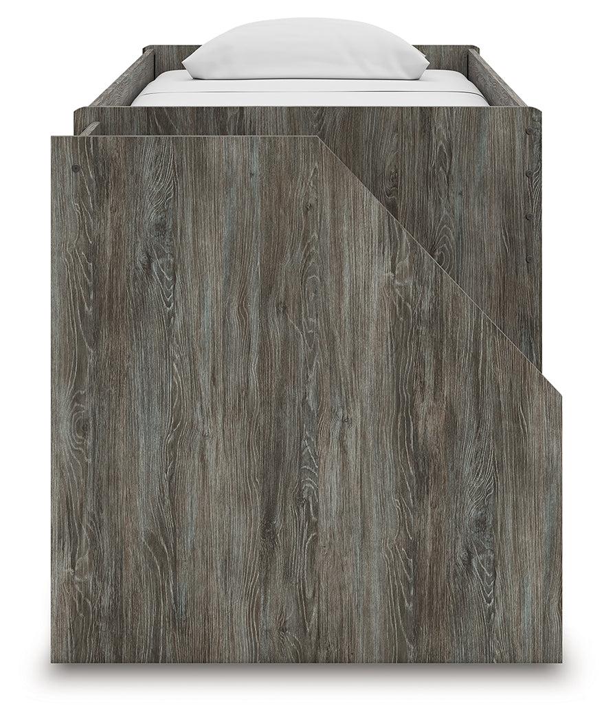 Frandern Gray Twin Loft Bed - Ornate Home