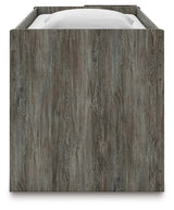 Frandern Gray Twin Loft Bed with Drawer Storage - Ornate Home