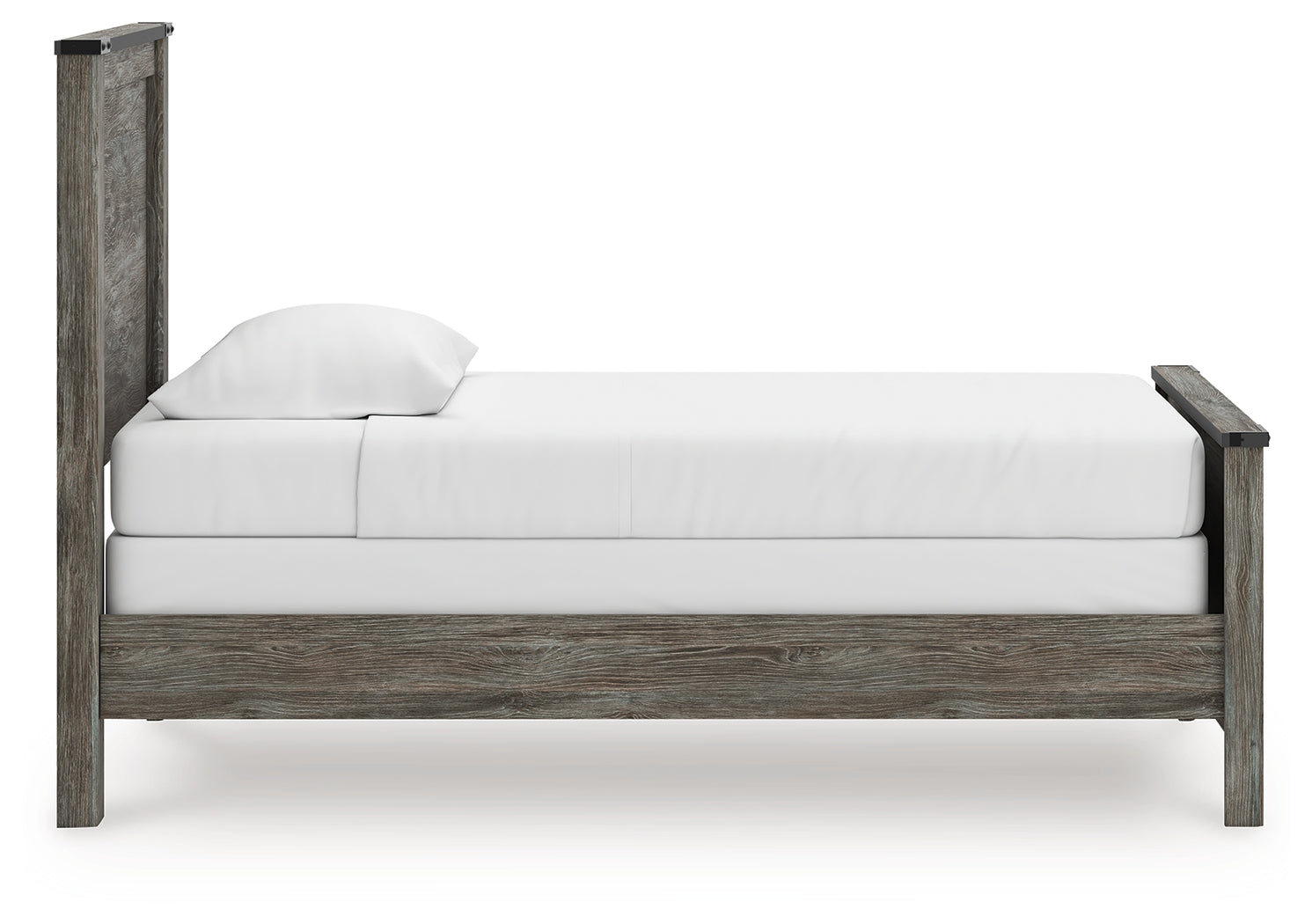 Frandern Gray Twin Panel Bed, Dresser and Mirror (Online Special Price) - Ornate Home