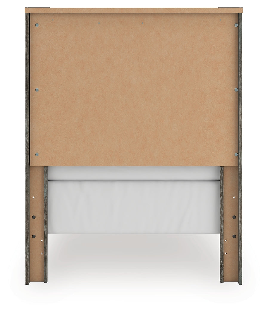 Frandern Gray Twin Panel Bed, Dresser and Mirror (Online Special Price) - Ornate Home