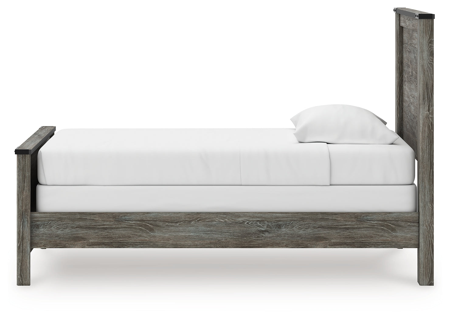 Frandern Gray Twin Panel Bed, Dresser and Mirror (Online Special Price) - Ornate Home