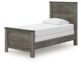 Frandern Gray Twin Panel Bed, Dresser and Mirror (Online Special Price) - Ornate Home