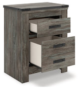 Frandern Gray Two Drawer Night Stand (Online Special Price) - Ornate Home
