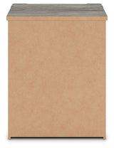 Frandern Gray Two Drawer Night Stand - Ornate Home