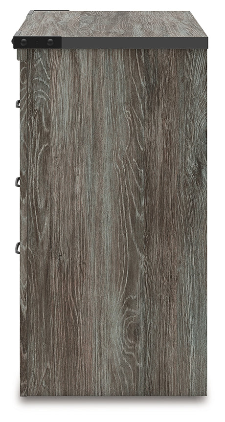 Frandern Gray Two Drawer Night Stand - Ornate Home