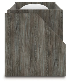 Frandern Warm Gray Twin Over Twin Loft Bed and Mattresses - Ornate Home