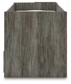 Frandern Warm Gray Twin Over Twin Loft Bed and Mattresses - Ornate Home
