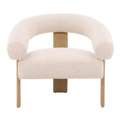 Frankie Cream/Natural Occasional Chair - Ornate Home