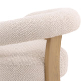 Frankie Cream/Natural Occasional Chair - Ornate Home