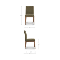 Frankie Olive Dining Chair (Set of 2) - Ornate Home