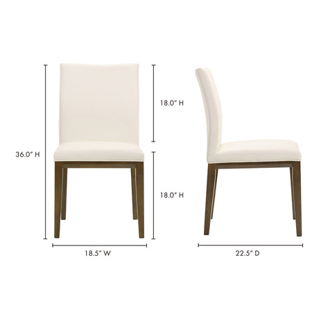 Frankie White Dining Chair (Set of 2) - Ornate Home