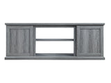 Franklin 60" TV Stand in Grey - Ornate Home