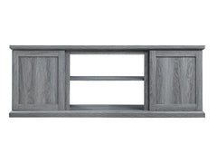 Franklin 60" TV Stand in Grey - Ornate Home