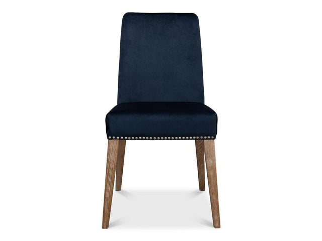 Franklin Blue Side Chair (Set of 2) - Ornate Home