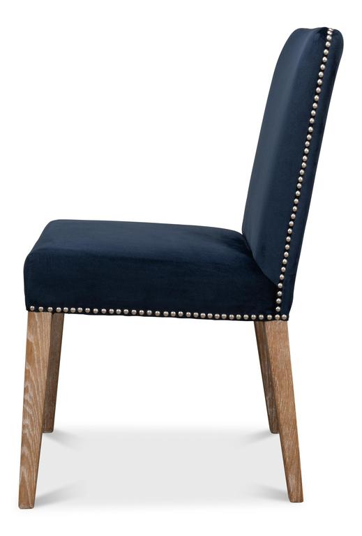 Franklin Blue Side Chair (Set of 2) - Ornate Home