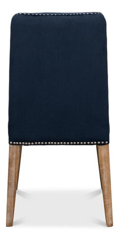 Franklin Blue Side Chair (Set of 2) - Ornate Home