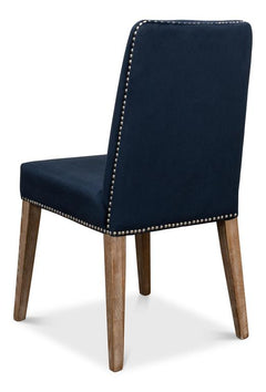Franklin Blue Side Chair (Set of 2) - Ornate Home