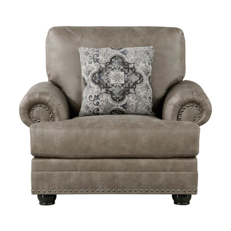Franklin Brown Chair - Ornate Home