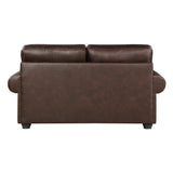 Franklin Brown Loveseat - Ornate Home