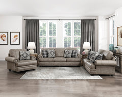 Franklin Brown Sofa - Ornate Home